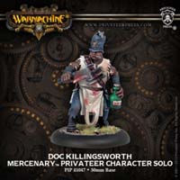 Warmachine: Mercenaries: Doc Killingsworth - Used