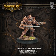 Warmachine: Mercenaries: Captain Damiano Warcaster: 41083