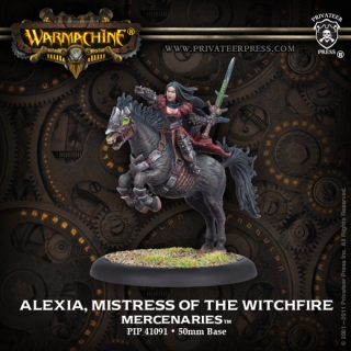 Warmachine: Mercenaries: Alexia, Mistress of the Witchfire Epic Cavalry Solo: 41091