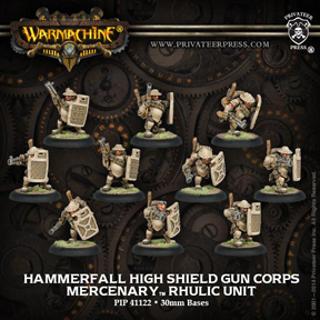 Warmachine: Mercenaries: Hammerfall High Shield Corp(10): 41122