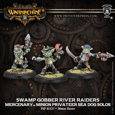 Warmachine: Mercenaries: Swamp Gobber River Raiders 41127