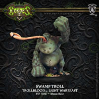 Hordes: Trollbloods: Swamp Troll Light Warbeast Plastic: 71047