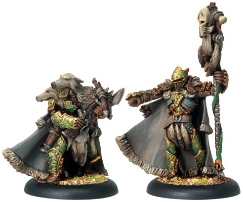 Hordes: Circle Orboros: Reeves of Orboros Chieftain and Standard Unit: 72047