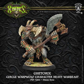 Hordes: Circle Orboros: Ghetorix Heavy Warbeast: Warpwolf Upgrade Kit: 72062