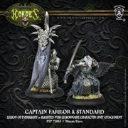 Hordes: Legion of Everblight: Captain Farilor and Standard: 73063