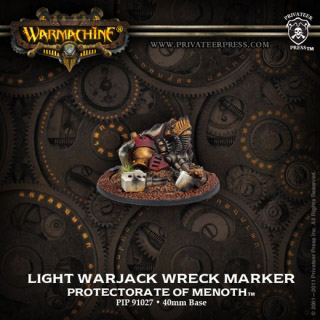 Warmachine: Protectorate of Menoth: Light Warjack Wreck Marker