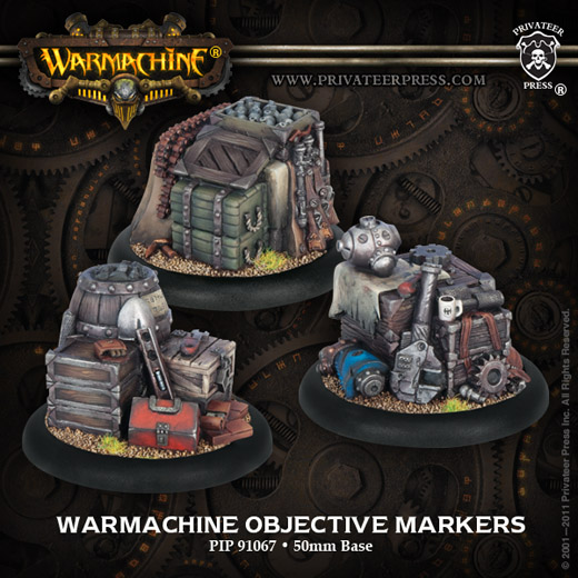 Warmachine: Battlefield Accessory: Objective Markers: 91067