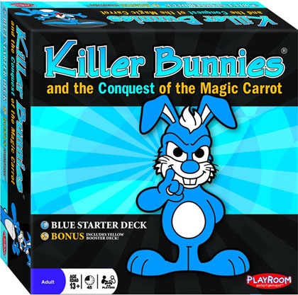Killer Bunnies and the Conquest of the Magic Carrot: Blue Starter Deck - USED - By Seller No: 20885 Joshua Kannon