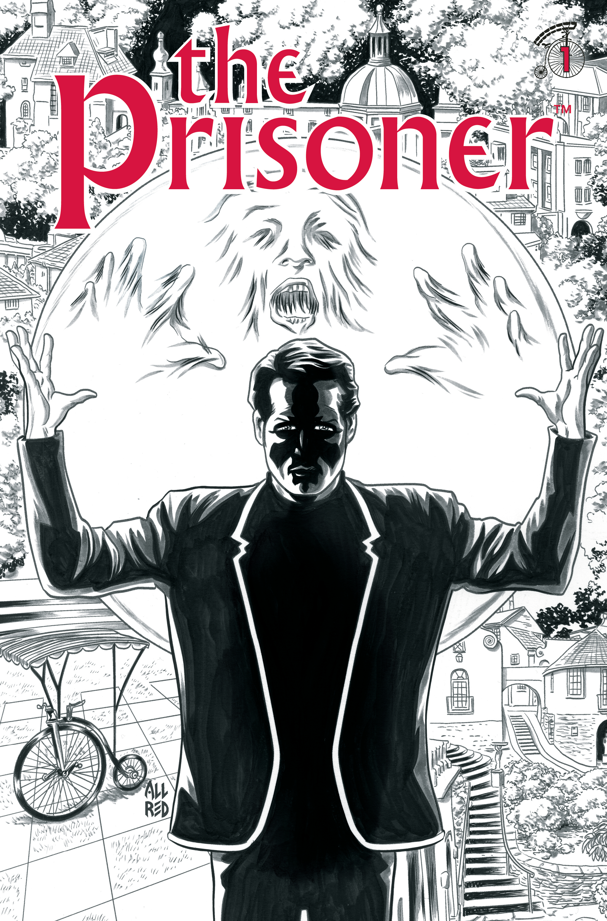 Prisoner no. 1 (1 of 4) (2018 Series) (Allred Black and White Variant) 