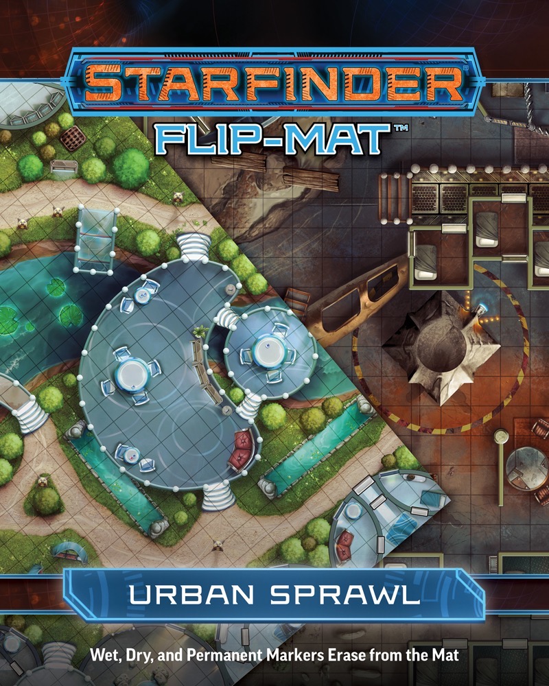 Starfinder: Flip-Mat: Urban Sprawl - Used