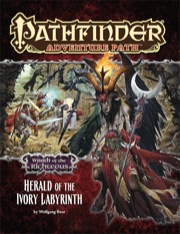 Pathfinder: Adventure Path: Wrath of the Righteous: Herald of the Ivory Labyrinth - Used