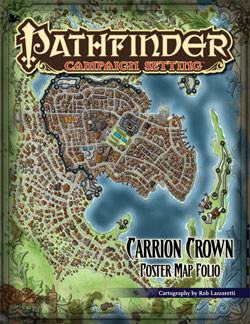 Pathfinder: Campaign Setting: Carrion Crown Poster Map Folio - Used