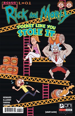 Rick and Morty: Pocket Like You Stole It no. 3 (3 of 5) (2017 Series) (Variant Cover)