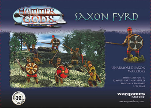 Hammer of the Gods: Saxon Fyrd Plastic Miniatures