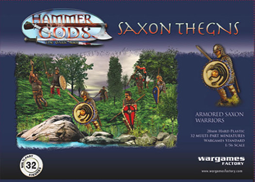 Hammer of the Gods: Saxon Thegns Plastic Figures