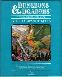 Dungeons and Dragons : SET 3 - Companion Rules