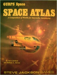 GURPS 1st Ed: Space Atlas: A Compendium of Worlds for Interstellar Roleplaying - Used