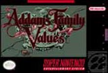 Addams Family Values in the Box - SNES