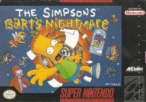 The Simpsons Barts Nightmare - SNES