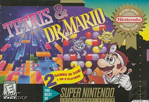Tetris and Dr. Mario - SNES