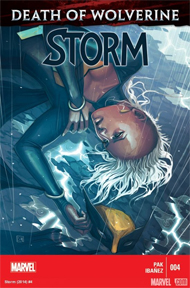 Storm no. 4: Death of Wolverine