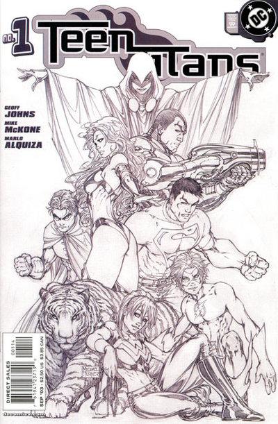 Teen Titans no. 1 (3rd series)(Sketch Cover) - Used