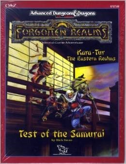 Dungeons and Dragons: 2nd ed: Forgotten Realms: Kara-Tur: Test of the Samurai - Used