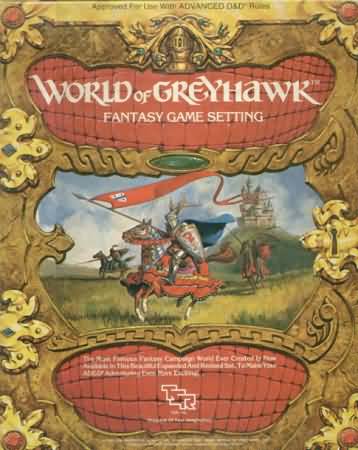 Dungeons and Dragons 1st ed: World of Greyhawk: Fantasy Game Setting Box Set - Used