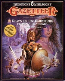Dungeons and Dragons 2nd ed: Gazetteer: Dawn of the Emperors Thyatis and Alphatia Box Set - Used