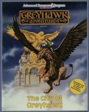 Dungeons and Dragons 2nd ed: Greyhawk Adventures: the City of Greyhawk Box Set - Used