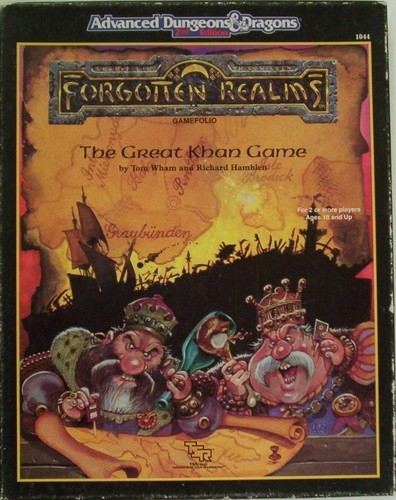 Dungeons and Dragons 2nd ed: Forgotten Realms: The Great Khan Game Box Set - Used