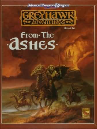 Dungeons and Dragons 2nd ed: Greyhawk Adventures: From the Ashes Box Set - Used