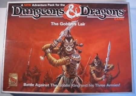 Dungeons and Dragons Basic: The Goblins Lair Board Game