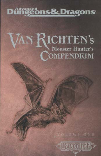 Dungeons and Dragons 2nd ed: Ravenloft: Van Richtens Monster Hunters Compendium: Vol 1