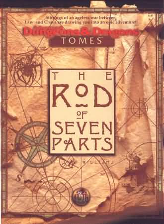 Dungeons and Dragons 2nd ed: Tomes Adventure: the Rod of Seven Parts Box Set - Used