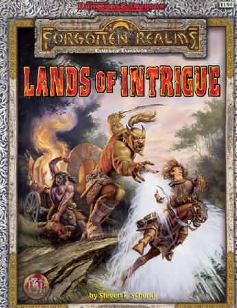 Dungeons and Dragons 2nd ed: Forgotten Realms: Lands of Intrigue Box Set - Used