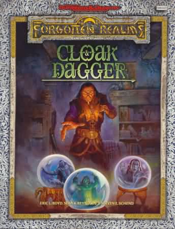 Dungeons and Dragons 2nd ed: Forgotten Realms: Cloak Dagger - Used