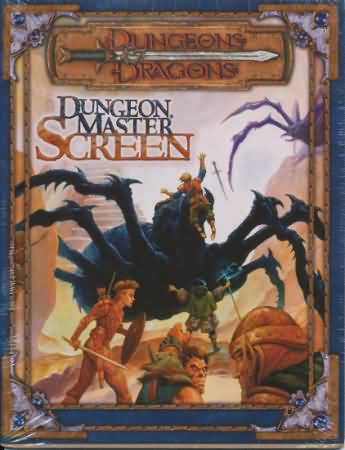 Dungeons and Dragons 3rd ed: Dungeon Master Screen - Used