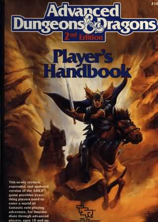 Dungeons and Dragons 2nd ed: Players Handbook: 2101 - Used