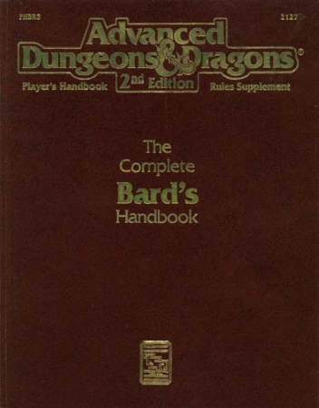 Dungeons and Dragons 2nd ed: Players Handbook: The Complete Bards Handbook