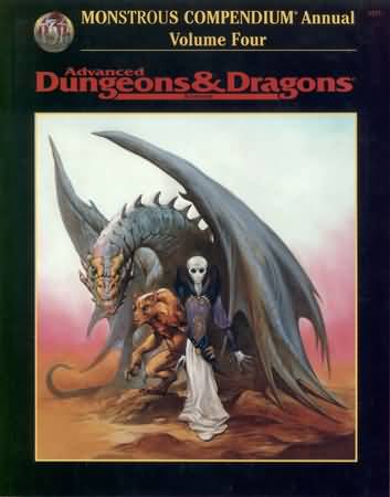 Dungeons and Dragons 2nd ed: Monstrous Compendium Annual: Volume Four - Used