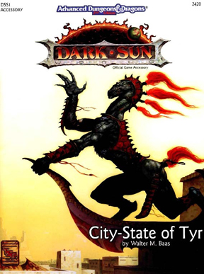 Dungeons and Dragons 2nd ed: Dark Sun: City-State of Tyr - Used