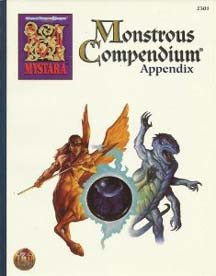 Dungeons and Dragons 2nd ed: Monstrous Compendium Appendix: 2501 - Used