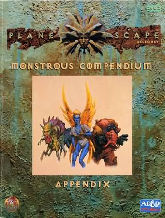 Dungeons and Dragons 2nd ed: Planescape: Monstrous Compendium Appendix - Used