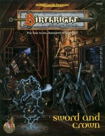 Dungeons and Dragons 2nd ed: Birthright: Sword and Crown - Used