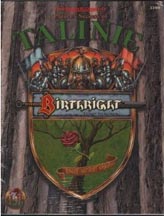 Dungeons and Dragons 2nd ed: Birthright: Players Secrets of Talinie - Used