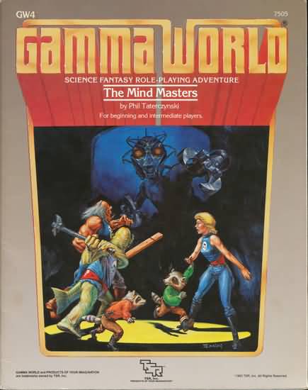 Gamma World: the Mind Masters - Used