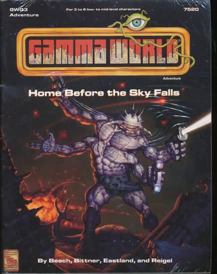 Gamma World: Home Before the Sky Falls - Used