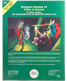 Dungeons and Dragons 1st ed: Dungeon Module S1: Tomb of Horrors - Used