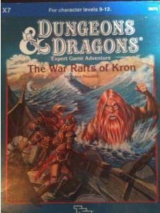 Dungeons and Dragons 1st ed: The War Rafts of Kron - Used